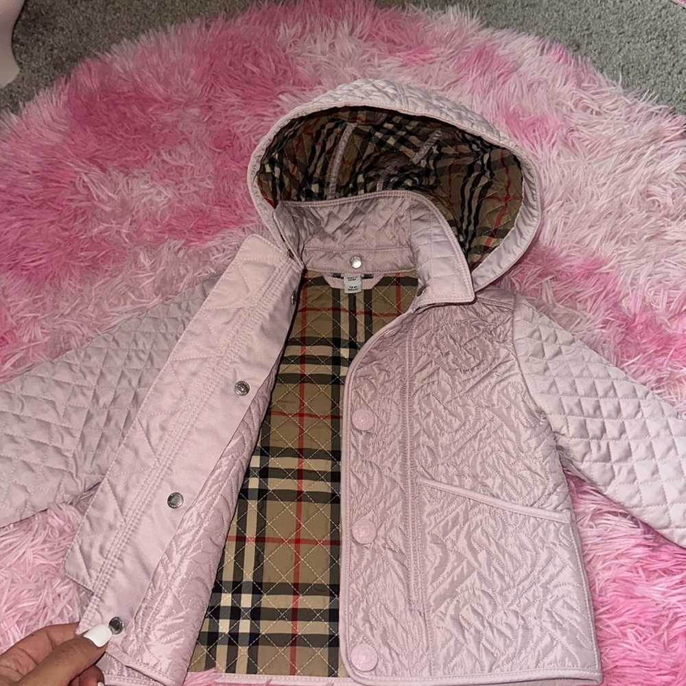 LIKE NEW AUTHENTIC Burberry Jacket PINK (clean)